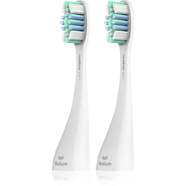 Niceboy ION Sonic PRO UV toothbrush Varuharjapead medium White 2 tk