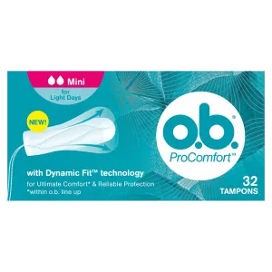 O.B. Pro Comfort Mini tampoonid 32tk