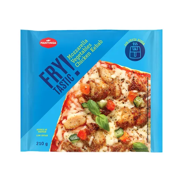 Pitsa Frytastic kanakebabi, mozzarella ja aedviljadega, MANTINGA, 210 g