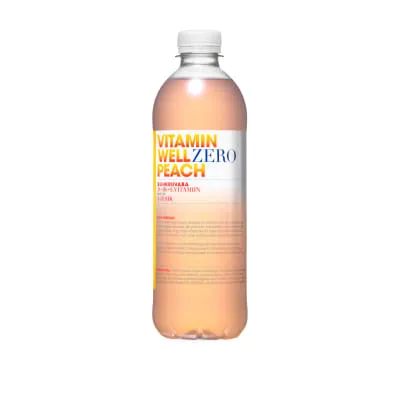 Vita.jook Virsiku Vitamin Well Zero m.a. 0,5l