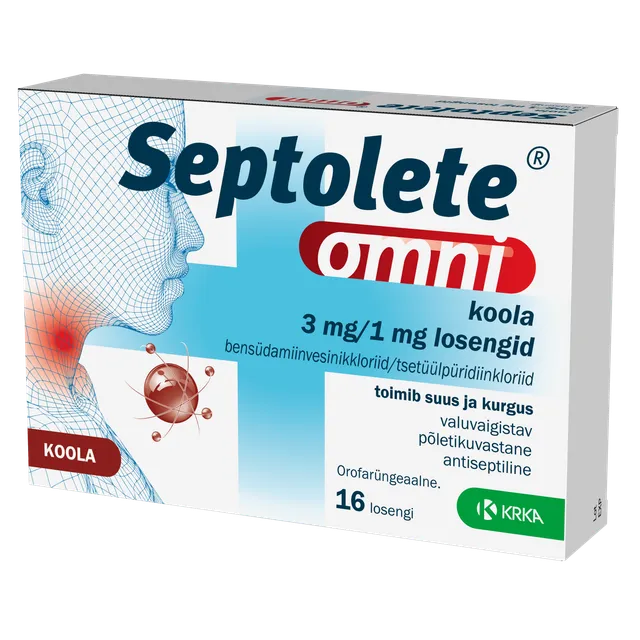 SEPTOLETE OMNI KOOLA LOSENG 3MG+1MG N16