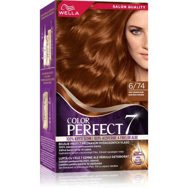 Wella Color Perfect Juuksevärv varjund 6/74 Dark Blonde Amber 1 tk