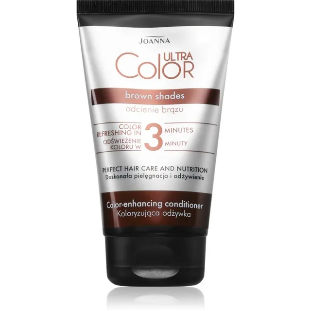 Joanna Ultra Color Brown Shades 3 Minutes Juuksemask pruunidele juuksetoonidele 100 g