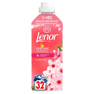 Kangapehmen. Lenor Cherry Bl.&Sage 32pk 675ml
