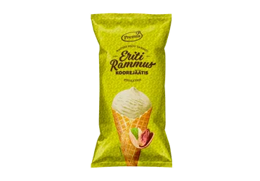 Koorejäätis ERITI RAMMUS pistaatsia,100g