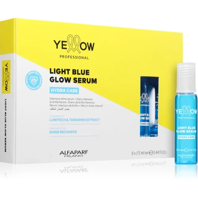 Yellow Professional Hydra Care Light Blue Serum Sära andev seerum kõigile juuksetüüpidele 6x13 ml
