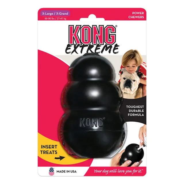 KONG Extreme täidetav koera mänguasi XL, must