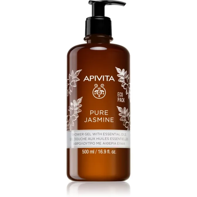 Apivita Pure Jasmine Shower Gel Niisutav dušigeel eeterlike õlidega 500 ml