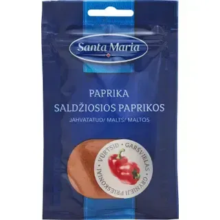 Paprika (jahvatatud), SANTA MARIA, 22 g