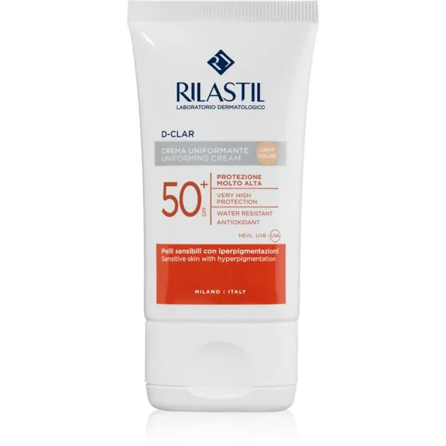 Rilastil D-Clar Kaitsekreem tumedate laikude vastu SPF 50+ varjund Light 40 ml