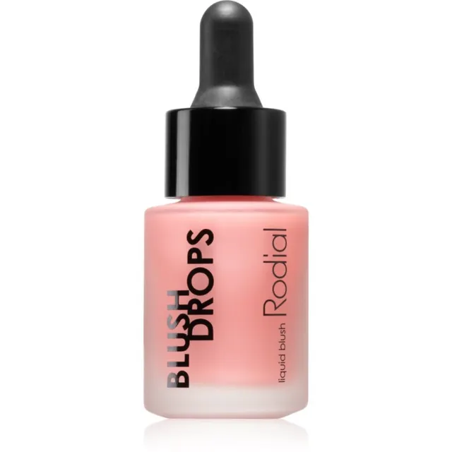 Rodial Blush Drops Vedel põsepuna ja huuleläige lisab niiskust ja sära varjund Frosted Pink 15 ml