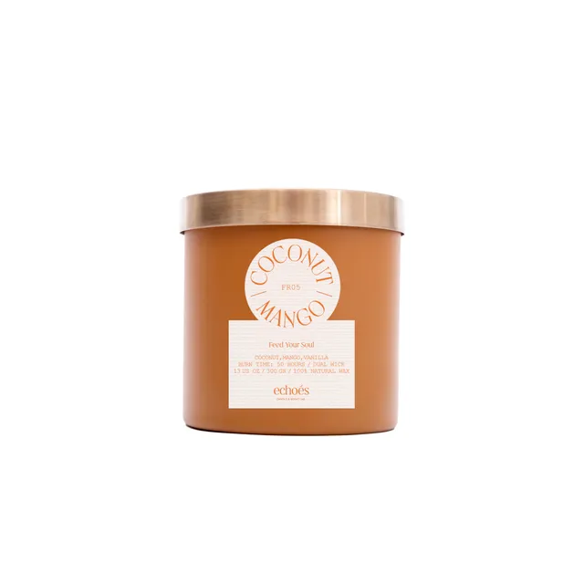 Echoés Dual Wick Natural Candle