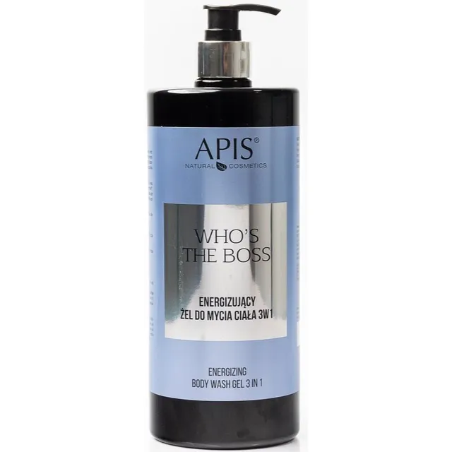 Apis Natural Cosmetics Who's The Boss Energiat andev dušigeel kolm-ühes meestele 1000 ml