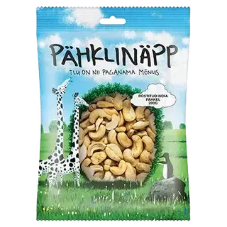 Röstitud India pähkel, PÄHKLINÄPP, 200 g