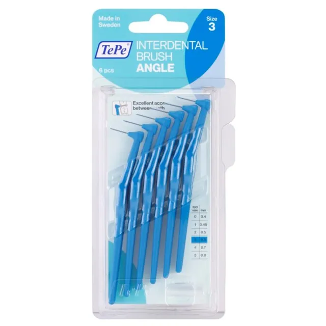 TePe Angle Size 3 Hambavaheharjad 0,6 mm 6 tk