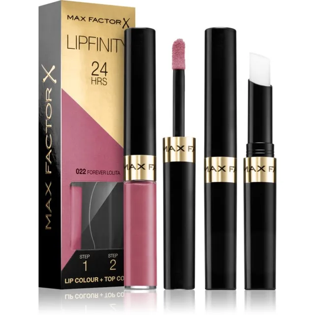 Max Factor Lipfinity Lip Colour Kauapüsiv huulepulk palsamiga varjund 022 Forever Lolita 4,2 g