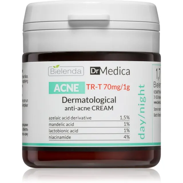 Bielenda Dr Medica Acne Näokreem rasusele akne kalduvustega nahale 50 ml