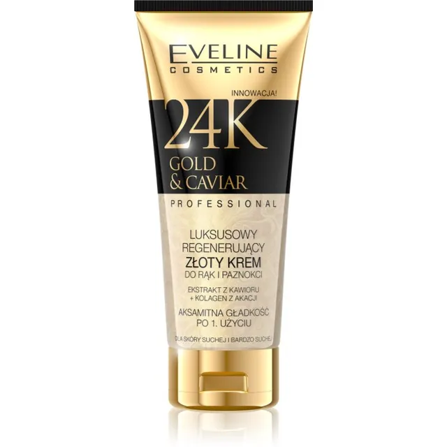 Eveline Cosmetics 24k Gold & Caviar Käte- ja küüntekreem 100 ml