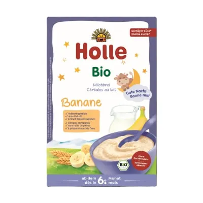 Puder banaanidega al. 6k Holle öko 250g
