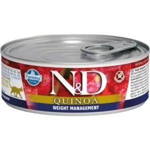 Farmina Quinoa Weight dieet konserv kassidele 3x70g