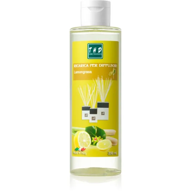 THD Ricarica Lemongrass täide aroomihajutitele 200 ml