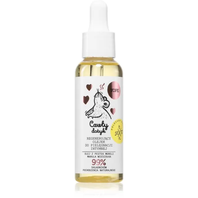 Yope Regenerating Intimate Care Oil Taastav ja rahustav hooldus intiimsetele kehaosadele 50 ml