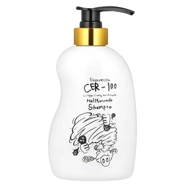 ELIZAVECCA Cer-100 Collagen Coating Hair A+ Muscle Helltornado Shampoo 500ml