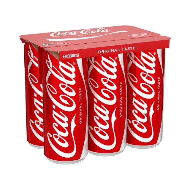 Karastusjook Coca-Cola 6-pakk, COCA-COLA, 6 x 330 ml