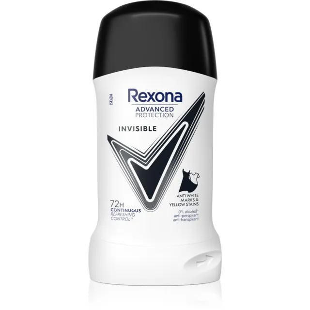 Rexona Advanced Protection Invisible Antiperspirantpulk valgete ja kollaste plekkide hoolduseks 50 ml