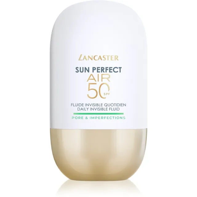 Lancaster Sun Perfect Air 50 Pore & Imperfections Üliõhuke kaitsev vedelik rasusele ja probleemsele nahale SPF 50 40 ml