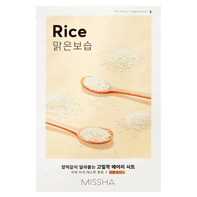 MISSHA Airy Fit Rice Sheet Mask 19g