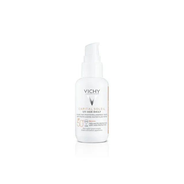 VICHY CS PÄIKESEKAITSEEMULSIOON SPF50 NÄOLE TOONIV UVA 40ML