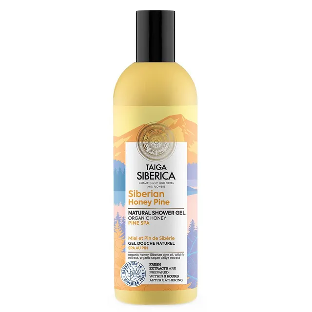 NATURA SIBERICA Taiga Siberian Honey Pine Natural Shower Gel 270ml