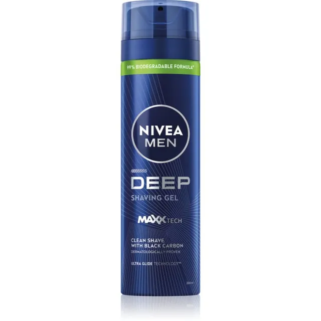 NIVEA MEN Deep Raseerimisgeel meestele 200 ml