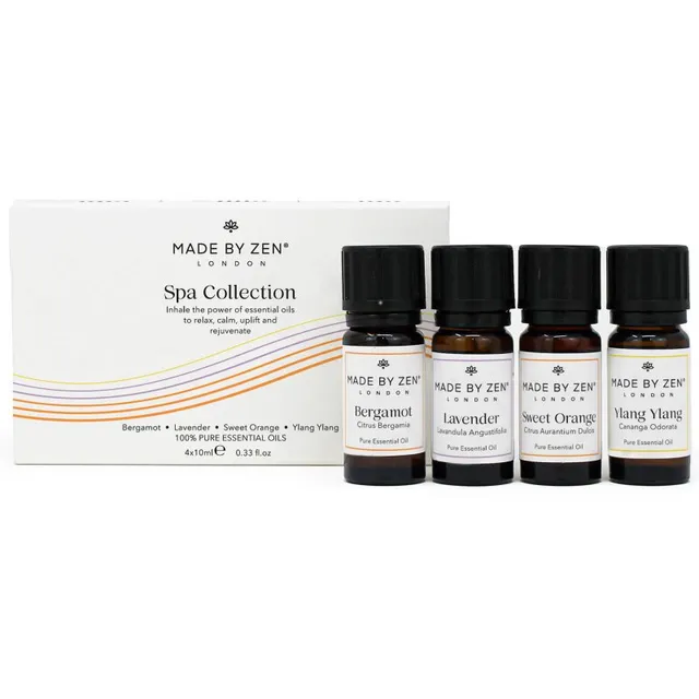 MADE BY ZEN Spa Collection eeterlik õli kinkekomplekt 4x10 ml