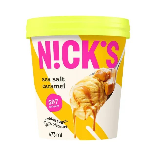 Soolase karamelli jäätis, NICKS, 292 g