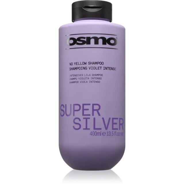 Osmo Super Silver No Yellow Shampoo kollakate toonide vastane šampoon blondidele ja hallidele juustele 400 ml