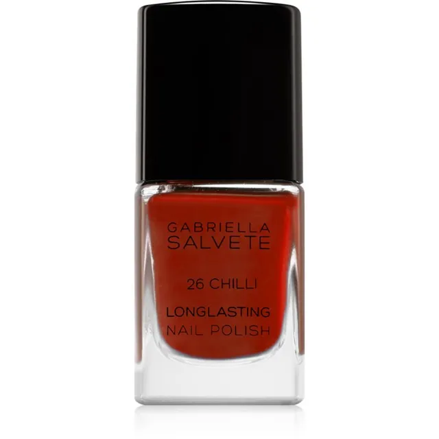 Gabriella Salvete Longlasting Enamel Kauapüsiv küünelakk tugeva läikega varjund 26 Chilli 11 ml