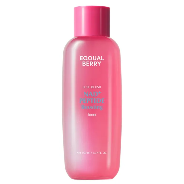 EQQUALBERRY Lush Blush NAD+Peptide Boosting Toner 150ml