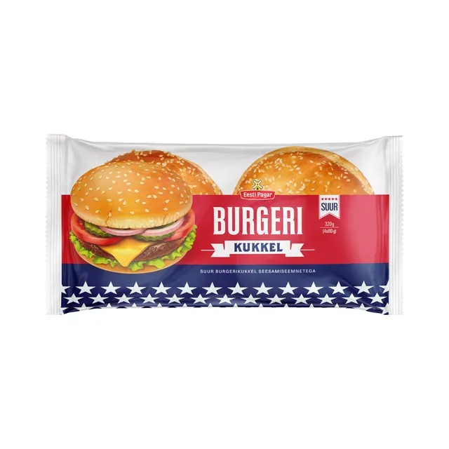 Burgerikukkel seesamiseemnetega, EESTI PAGAR, 320 g