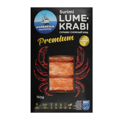 Surimi lumekrabi pulgad Rannaküla 150g