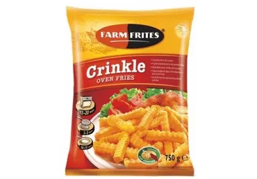 Külm. friikart.FARM FRITES sakiline,750g