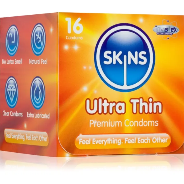 Skins Ultra Thin kondoomid Vanilla 16 tk
