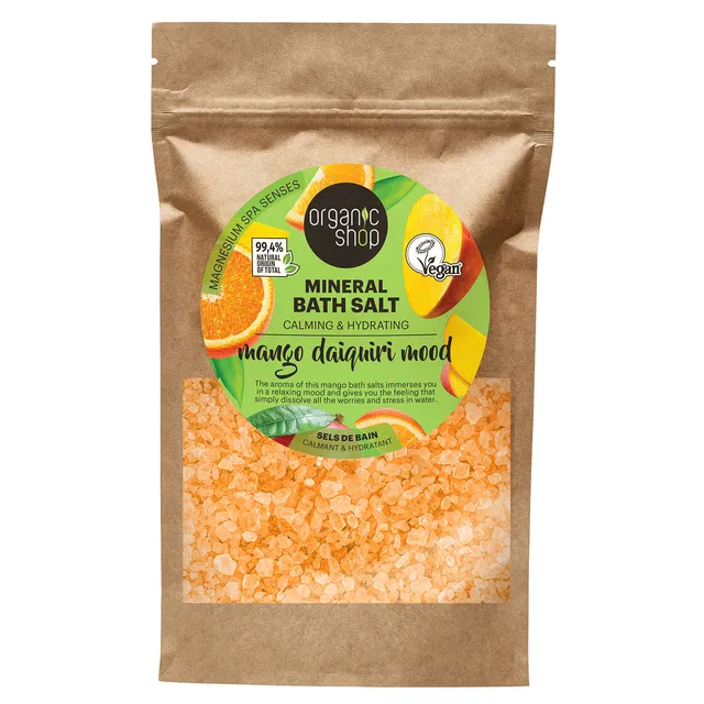 ORGANIC SHOP Mango Daiquiri Mood Mineral Bath Salt 500g