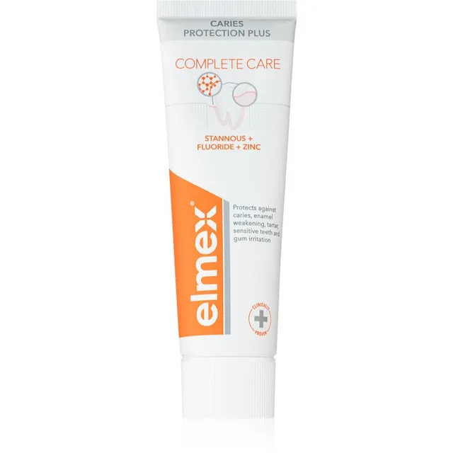 Elmex Caries Protection Complete Care Värskendav hambapasta hammaste täielikuks kaitseks 75 ml