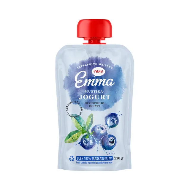 Mustikajogurt laktoosivaba, EMMA, 110 g