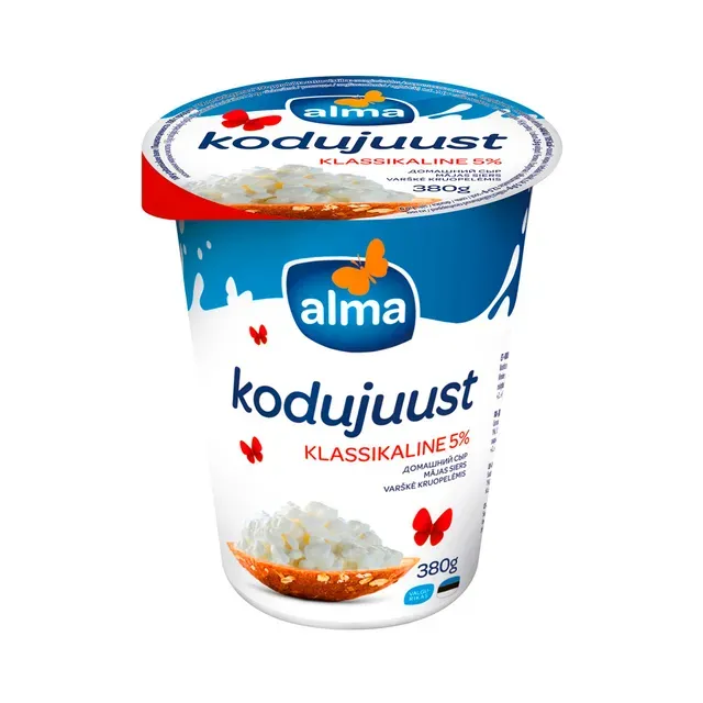 Kodujuust 5%, ALMA, 380 g