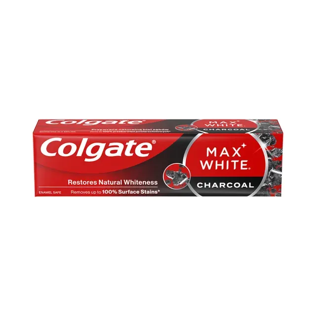 Hambapasta Max White Charcoal, COLGATE, 75 ml