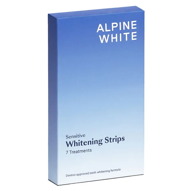 ALPINE WHITE Sensitive Whitening Strips 7pcs