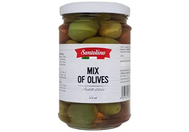 Suured oliivid mix SANTOLINO 310g